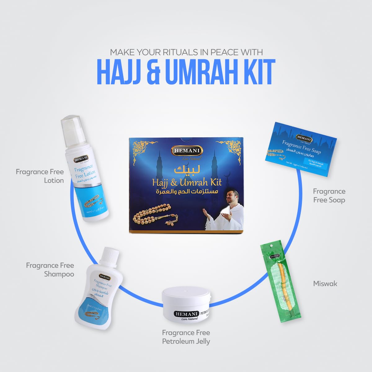 Hajj and Umrah Personal Care Pack